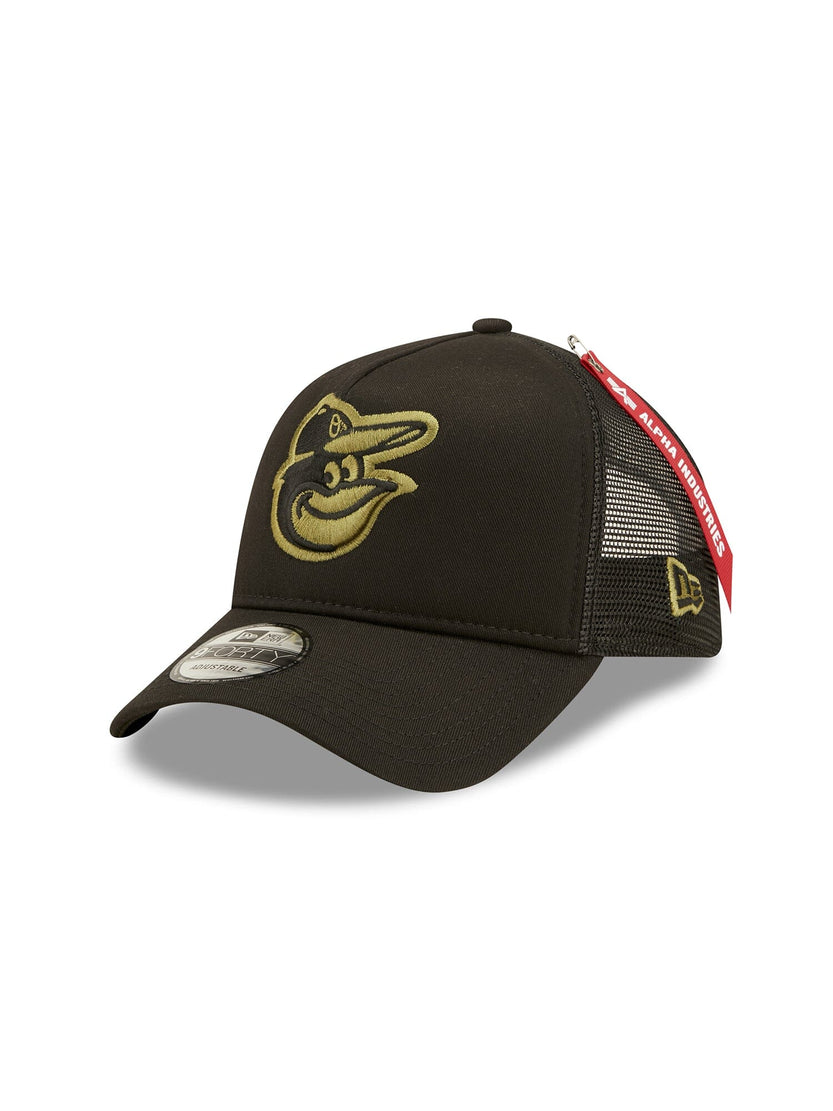 ALPHA X NEW ERA ORIOLES 940 CAP ACCESSORY Alpha Industries, Inc. BLACK O/S 