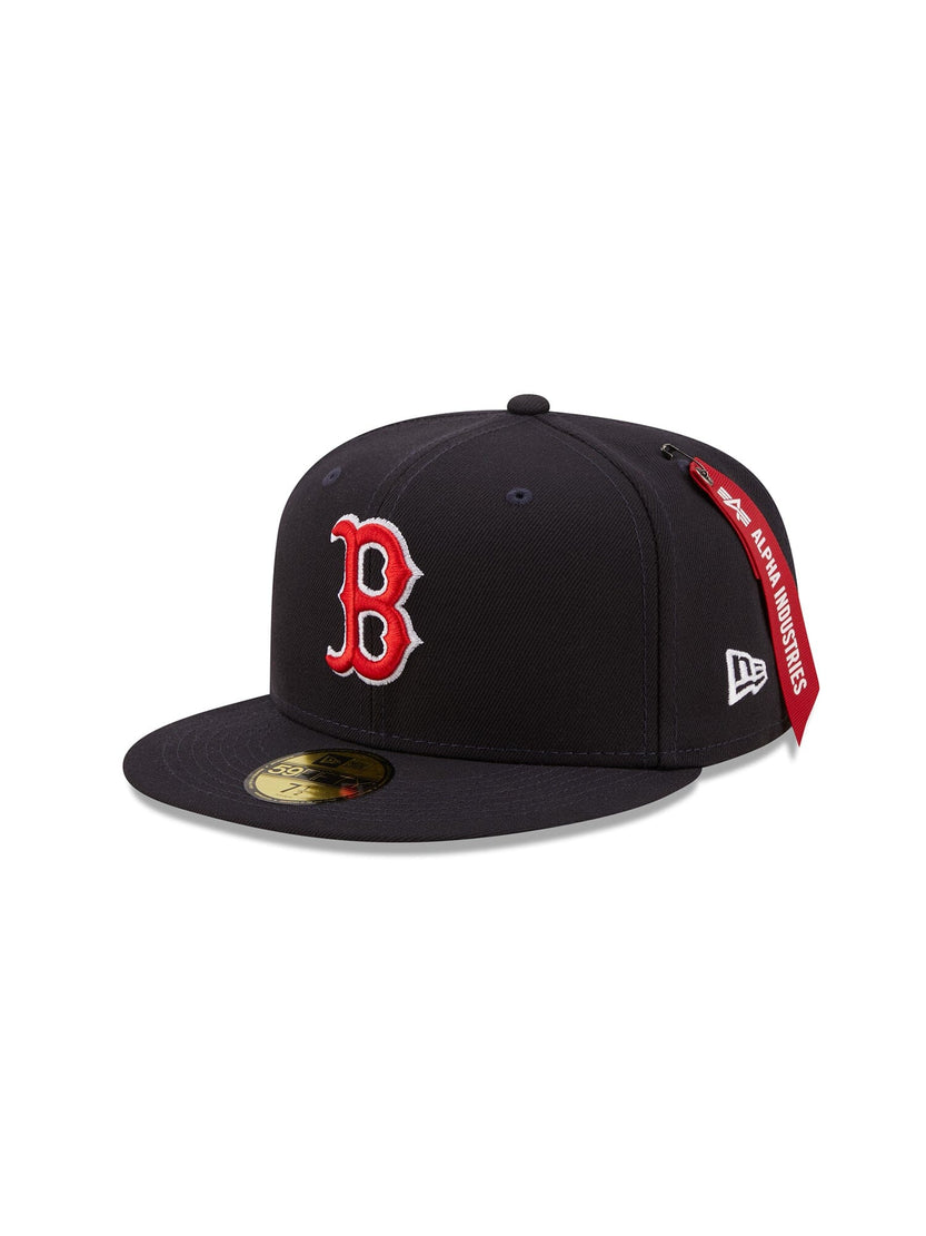 ALPHA X NEW ERA RED SOX 5950 CAP ACCESSORY Alpha Industries, Inc. NAVY 7 