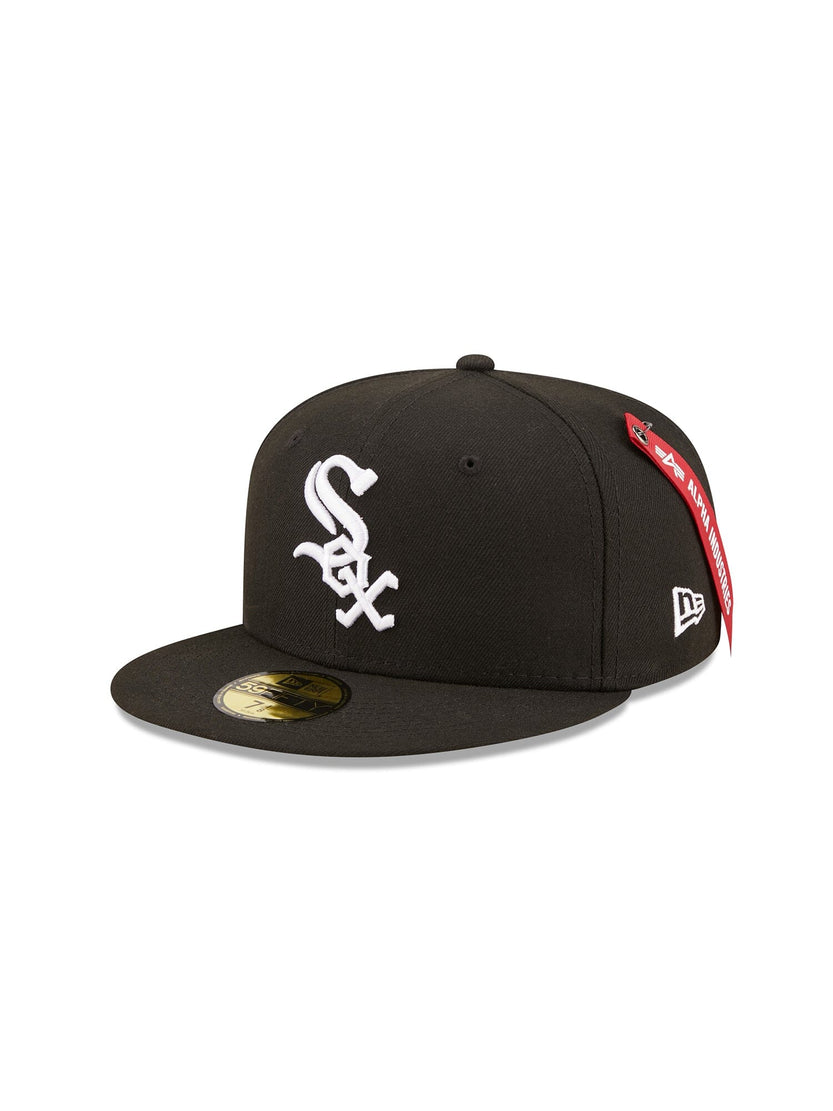 ALPHA X NEW ERA WHITE SOX 5950 CAP ACCESSORY Alpha Industries, Inc. BLACK 7 