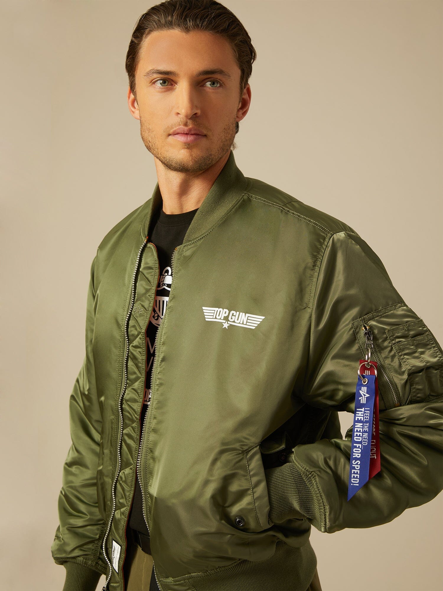 ALPHA X TOP GUN MA-1 BOMBER JACKET