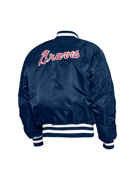 ATLANTA BRAVES X ALPHA X NEW ERA MA-1 BOMBER JACKET OUTERWEAR Alpha Industries 