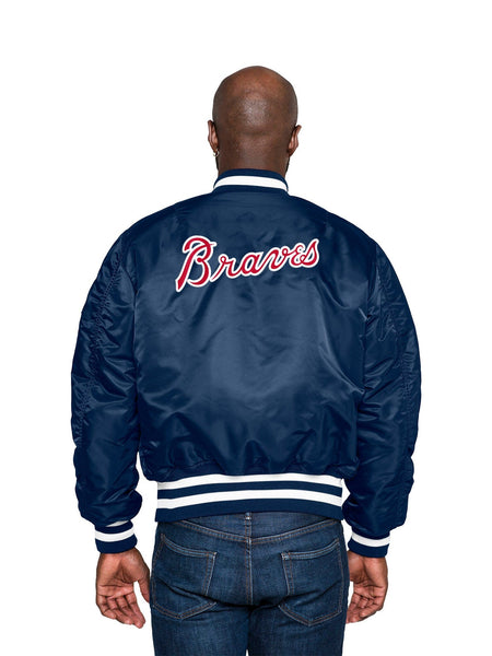ATLANTA BRAVES X ALPHA X NEW ERA MA-1 BOMBER JACKET OUTERWEAR Alpha Industries 