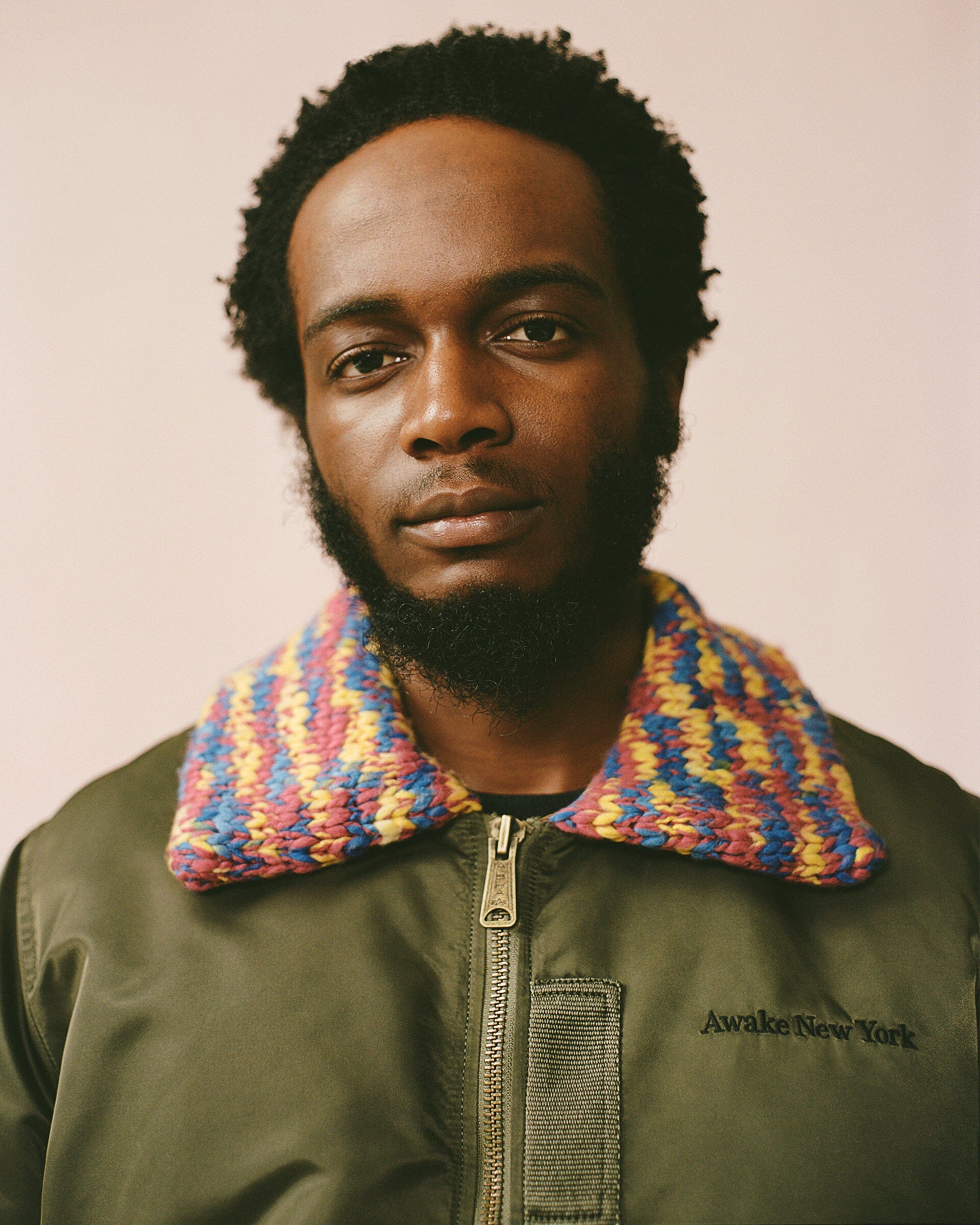 AWAKE X ALPHA MA-1 KNIT TRIMMED WASHED BOMBER JACKET OUTERWEAR Alpha Industries 