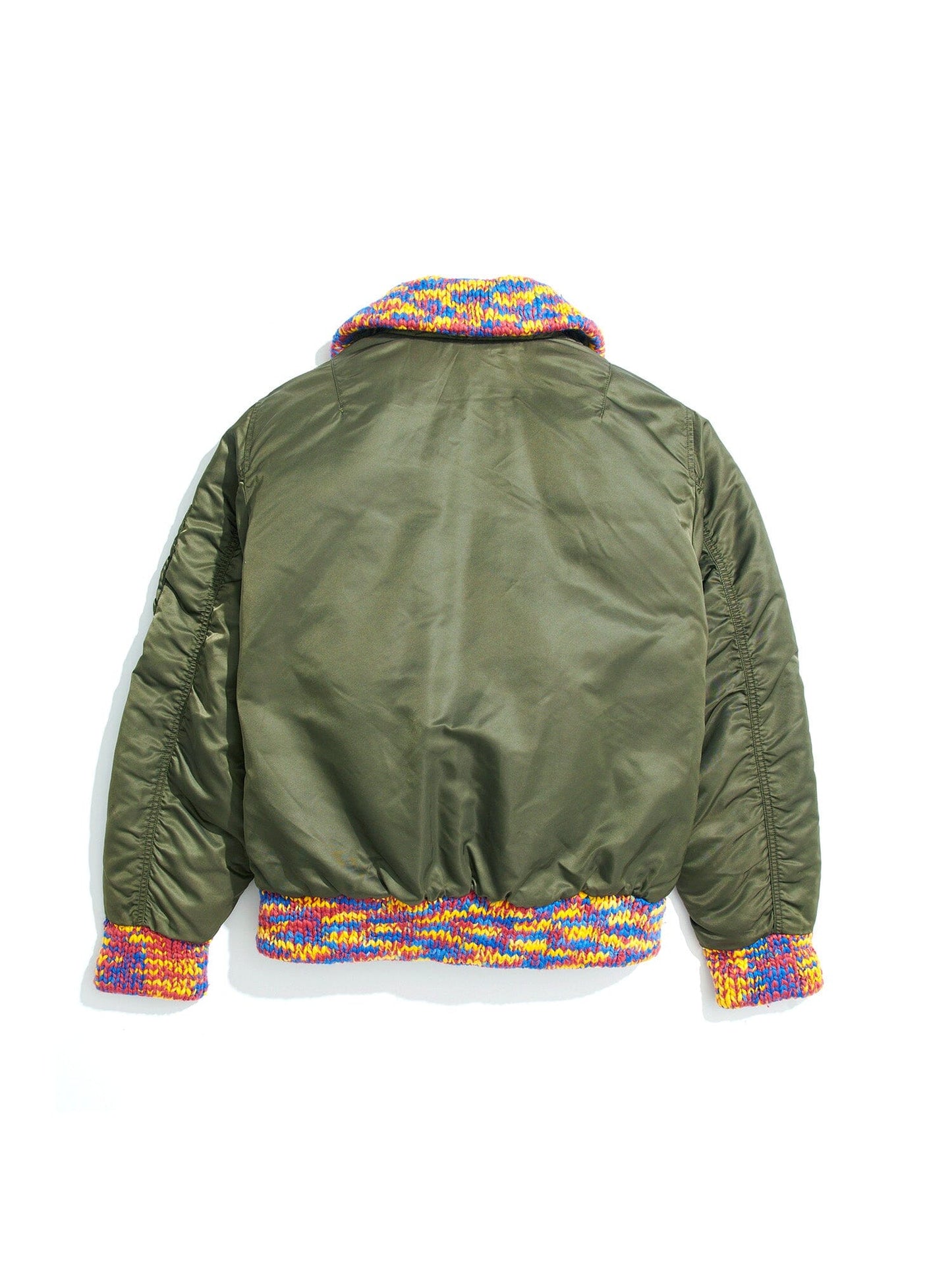 AWAKE X ALPHA MA-1 KNIT TRIMMED WASHED BOMBER JACKET OUTERWEAR Alpha Industries 