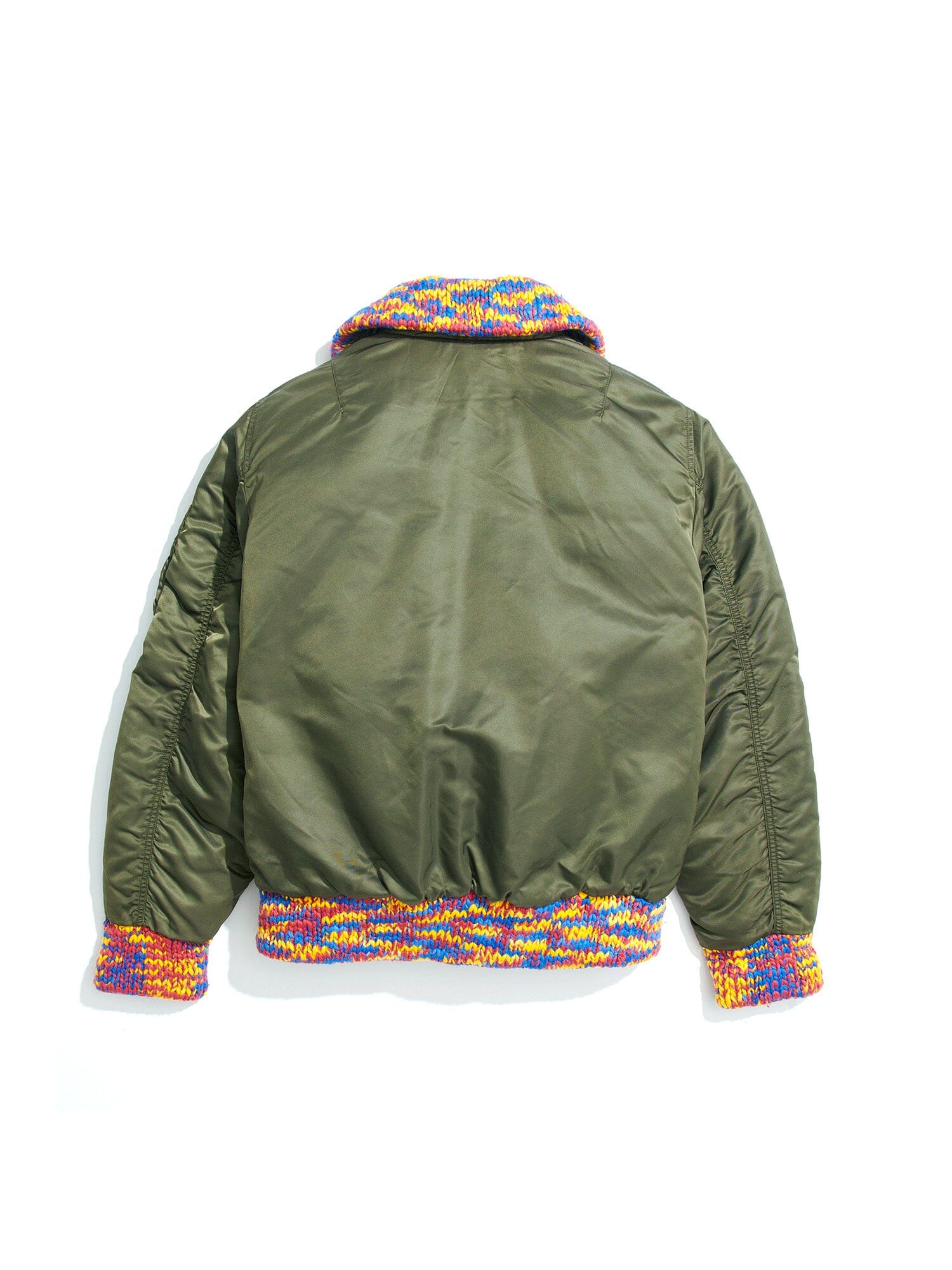 AWAKE X ALPHA MA-1 KNIT TRIMMED WASHED BOMBER JACKET OUTERWEAR Alpha Industries 
