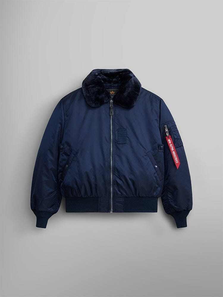 B-15 BOMBER JACKET (HERITAGE) OUTERWEAR Alpha Industries REPLICA BLUE XS 
