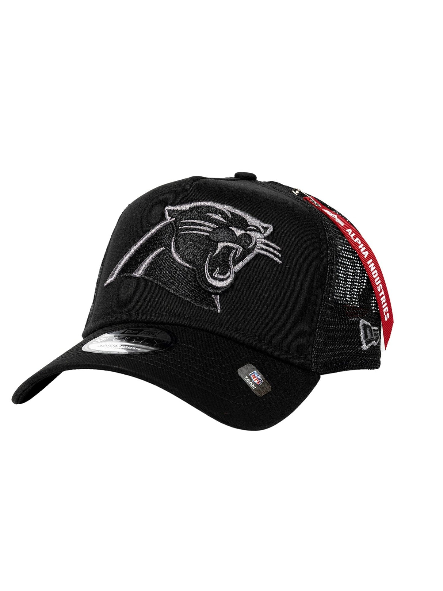 CAROLINA PANTHERS X ALPHA X NEW ERA 940 CAP ACCESSORY Alpha Industries BLACK O/S 