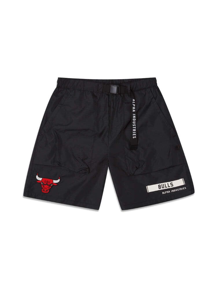 CHICAGO BULLS X ALPHA X NEW ERA NYLON SHORTS BOTTOM Alpha Industries BLACK 2XL 