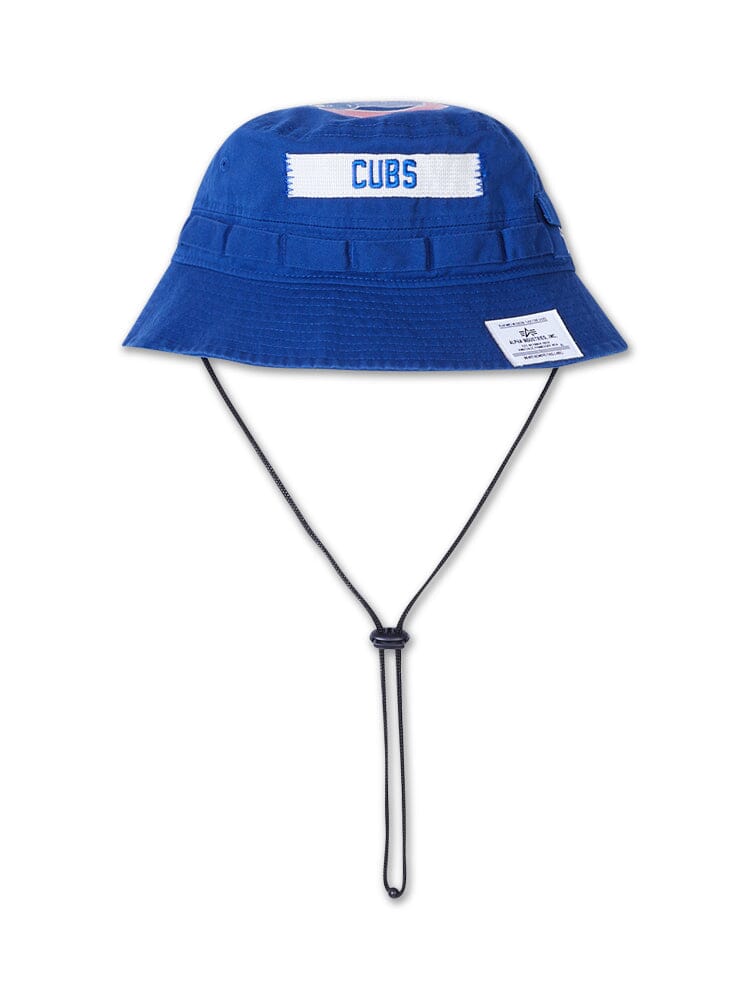 CHICAGO CUBS X ALPHA X NEW ERA BUCKET HAT ACCESSORY Alpha Industries BLUE L/XL 