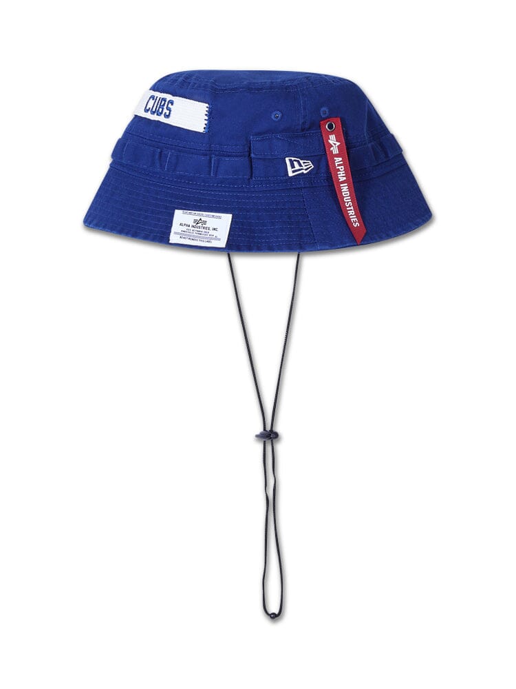 CHICAGO CUBS X ALPHA X NEW ERA BUCKET HAT (HISTORIC LOGO) ACCESSORY Alpha Industries 