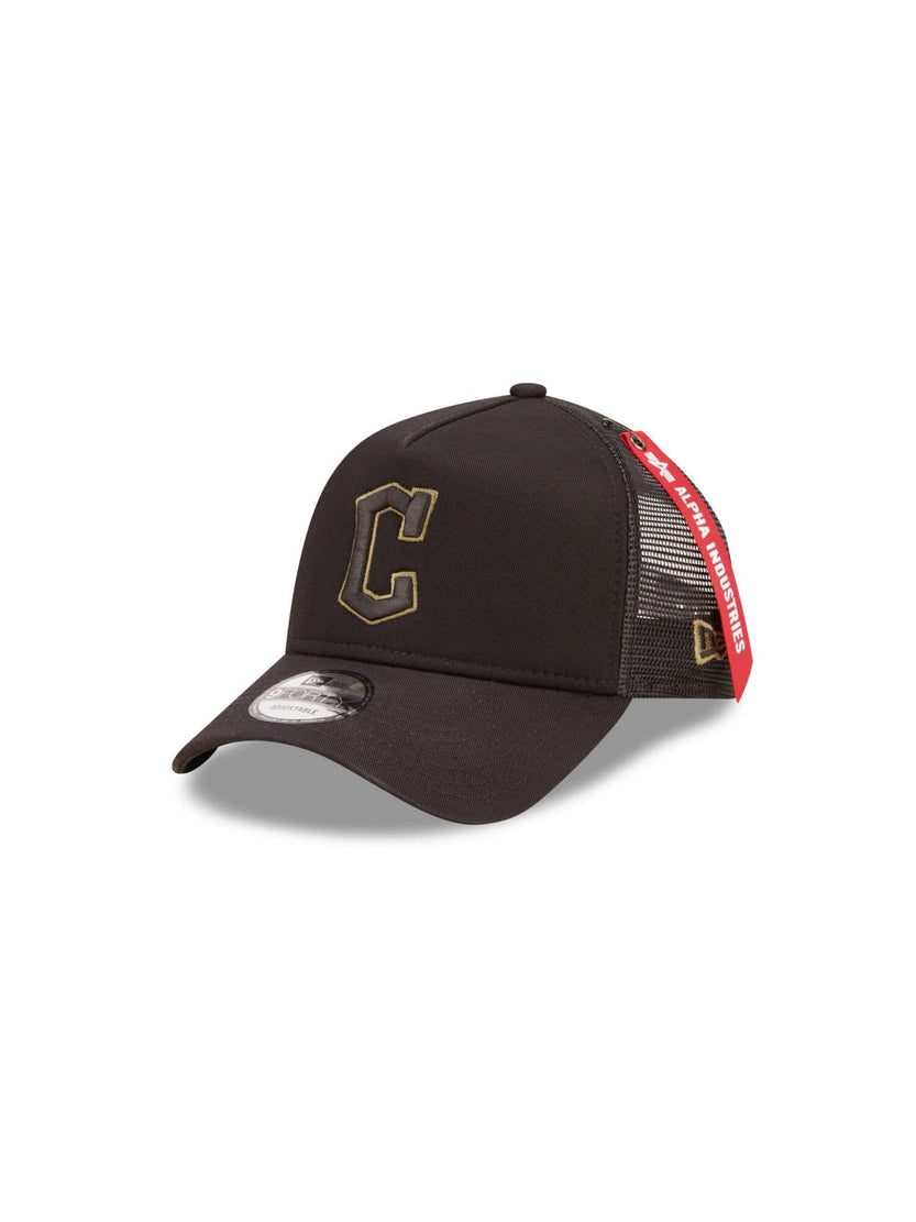 CLEVELAND GUARDIANS X ALPHA X NEW ERA 940 CAP ACCESSORY Alpha Industries, Inc. BLACK O/S 