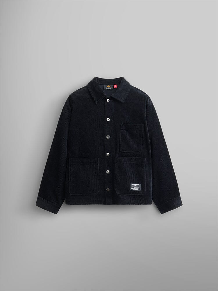 CORDUROY CHORE COAT W OUTERWEAR Alpha Industries BLACK L 