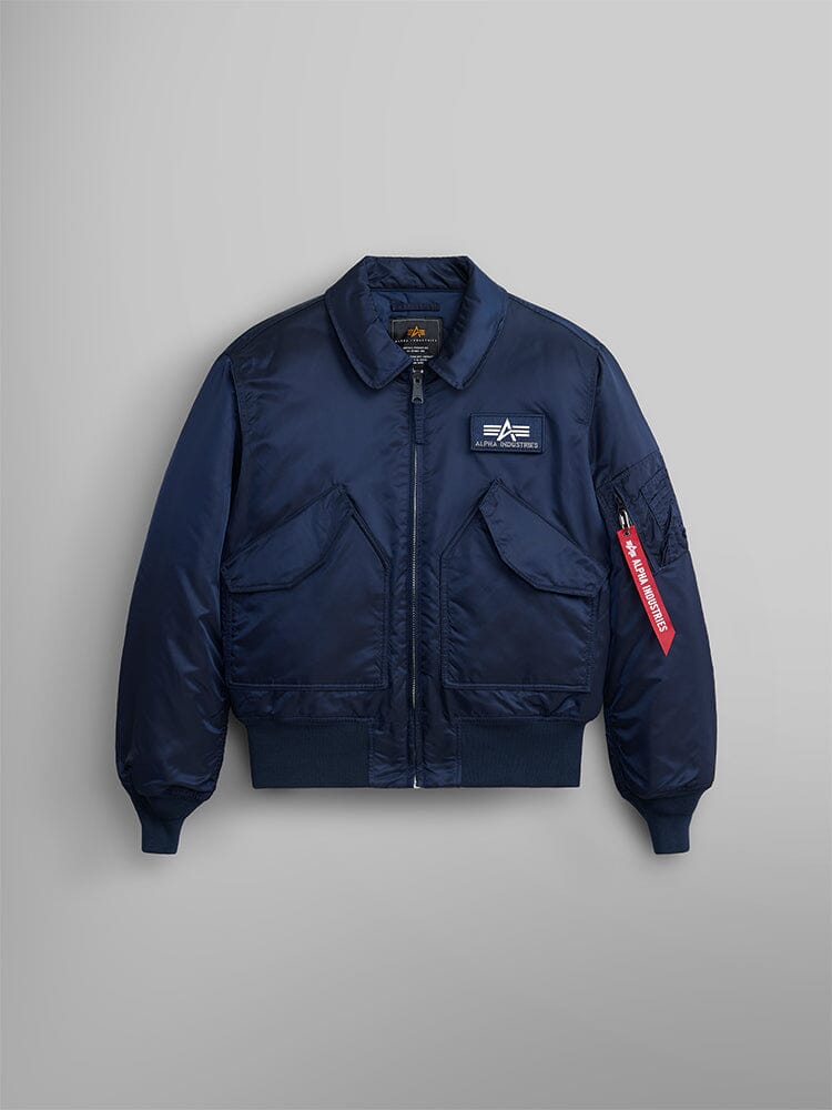 CWU 45/P BOMBER JACKET (HERITAGE) OUTERWEAR Alpha Industries REPLICA BLUE XS 