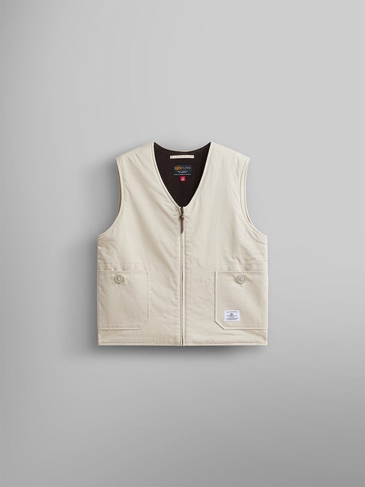 DECK VEST OUTERWEAR Alpha Industries LIMESTONE 2XL 