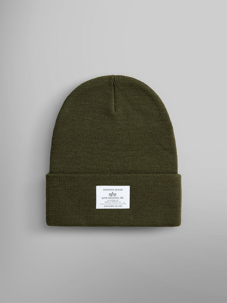 ESSENTIAL BEANIE ACCESSORY Alpha Industries, Inc. OLIVE O/S 