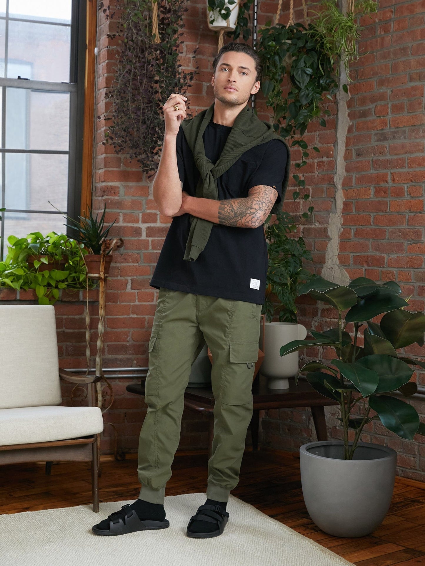 ESSENTIAL POCKET TEE TOP Alpha Industries 