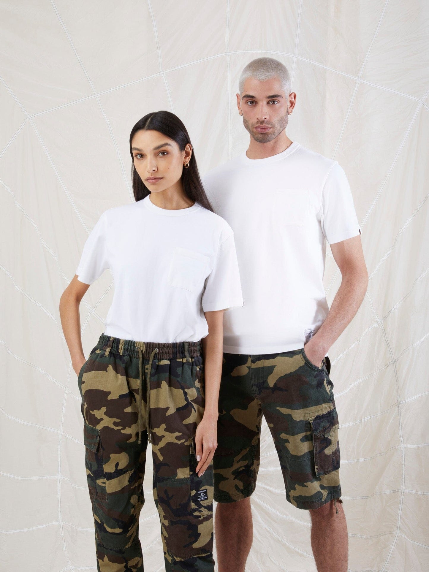 ESSENTIAL POCKET TEE TOP Alpha Industries WHITE 2XL 