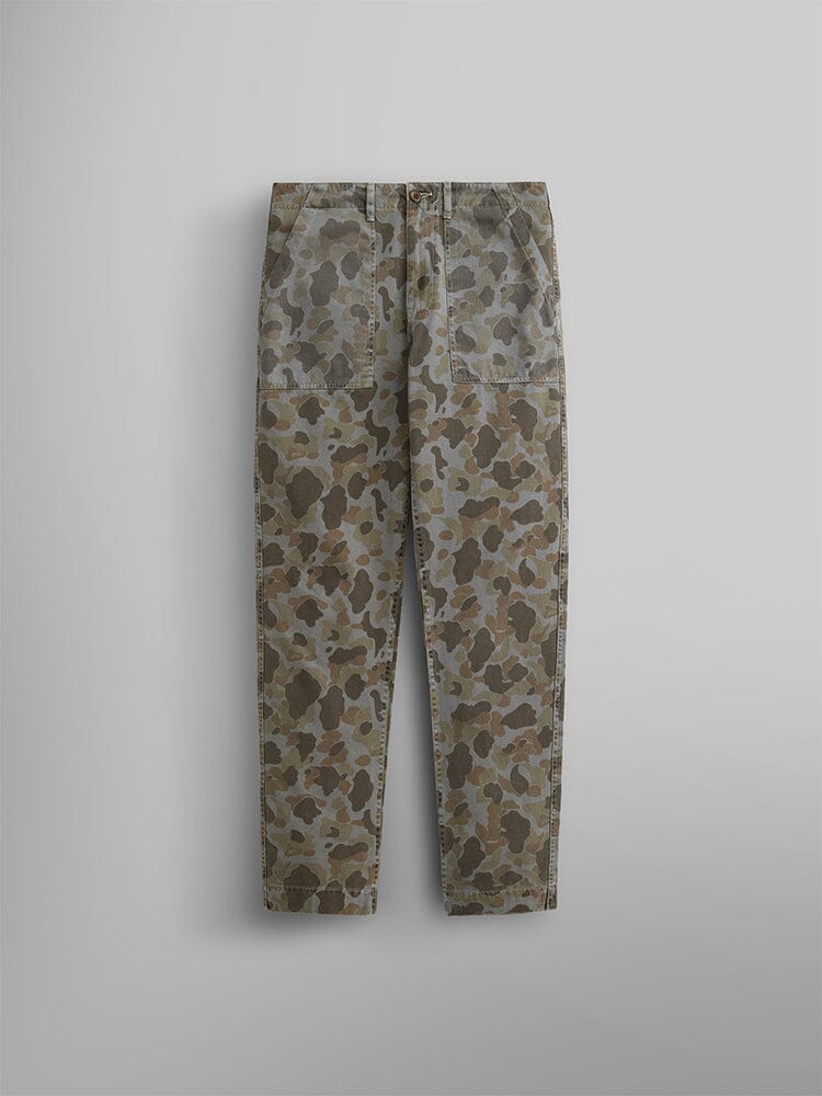 알파 인더스트리 Alpha Industries FATIGUE BATTLEWASH PANT | ,BROWN FROGSKIN CAMO