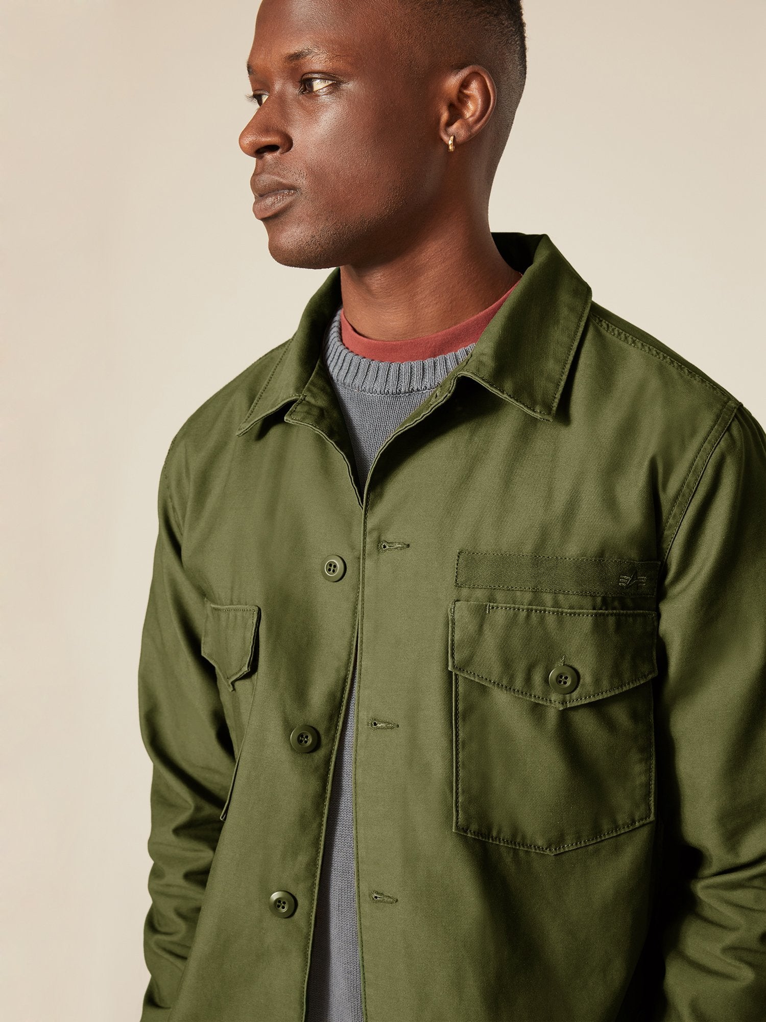 FATIGUE SHIRT JACKET OUTERWEAR Alpha Industries, Inc. 