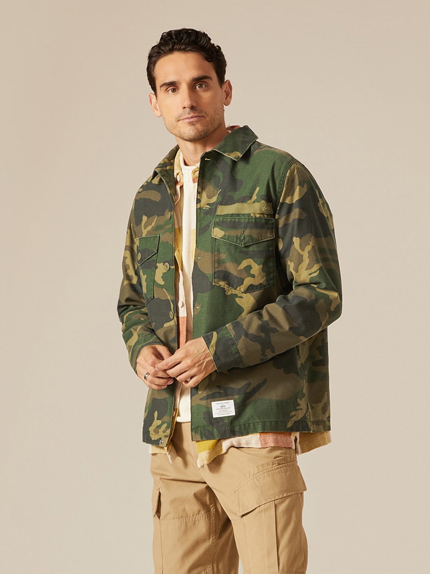 FATIGUE SHIRT JACKET OUTERWEAR Alpha Industries, Inc. 