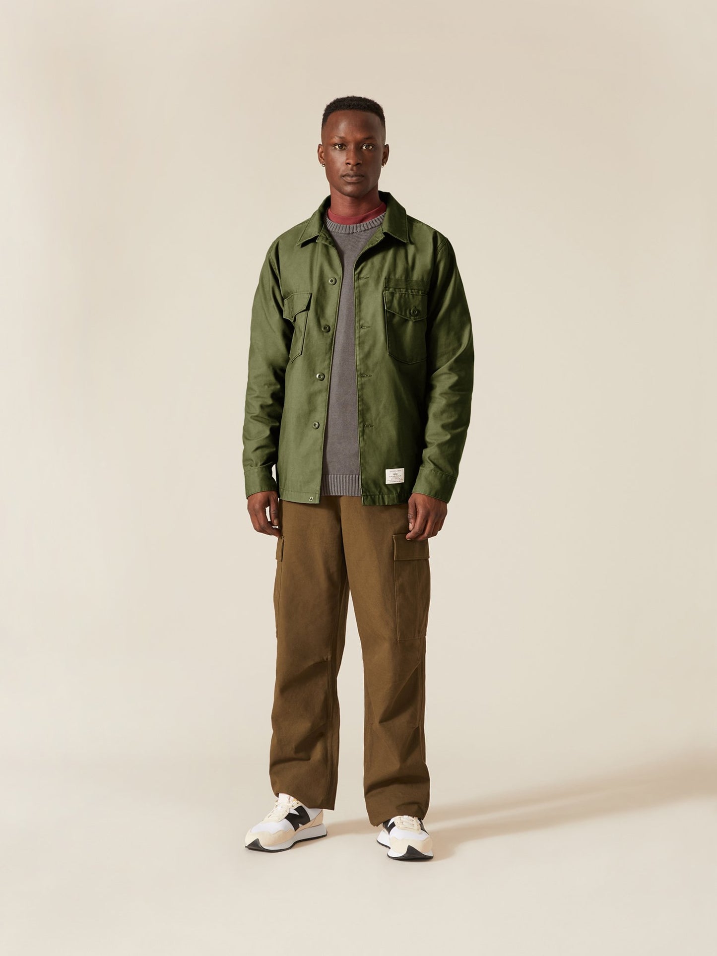 FATIGUE SHIRT JACKET OUTERWEAR Alpha Industries, Inc. 