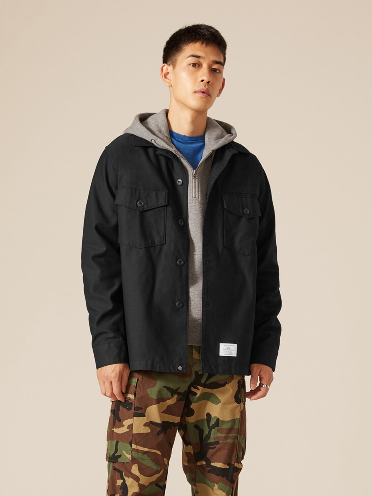 FATIGUE SHIRT JACKET OUTERWEAR Alpha Industries, Inc. 