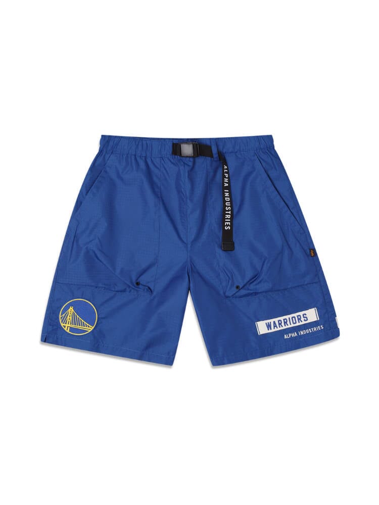 GOLDEN STATE WARRIORS X ALPHA X NEW ERA NYLON SHORTS BOTTOM Alpha Industries BLUE 2XL 