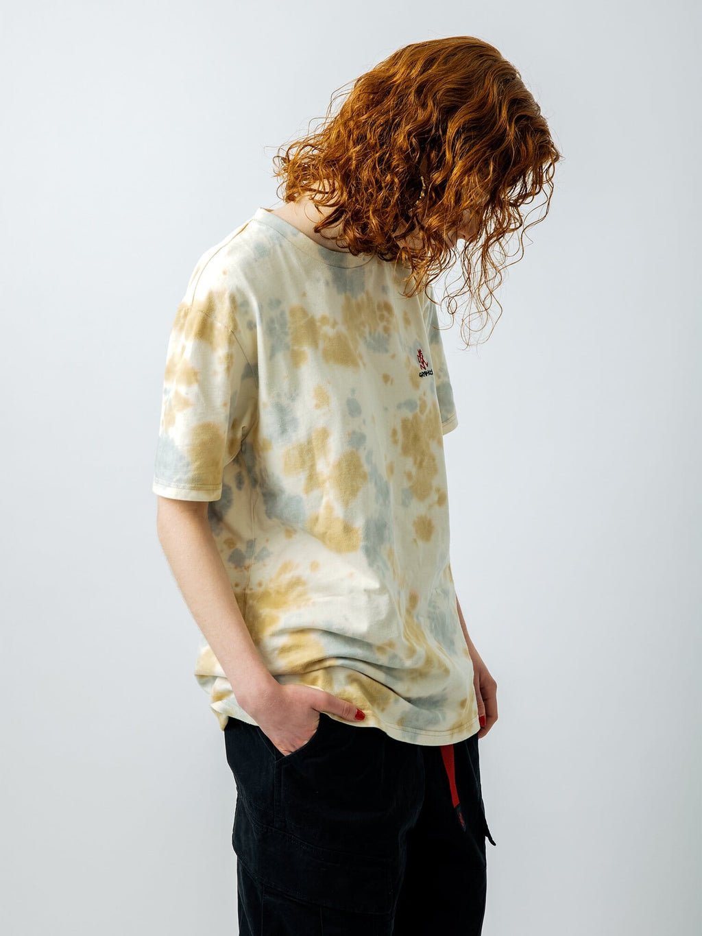 Gramicci X Alpha Cotton Camo Tie Dye Tee Chocolate Chip Camo Alpha Industries.