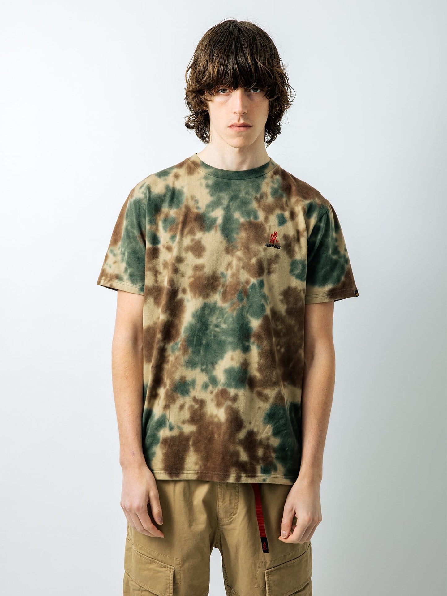 GRAMICCI X ALPHA COTTON CAMO TIE DYE TEE TOP Alpha Industries, Inc. 