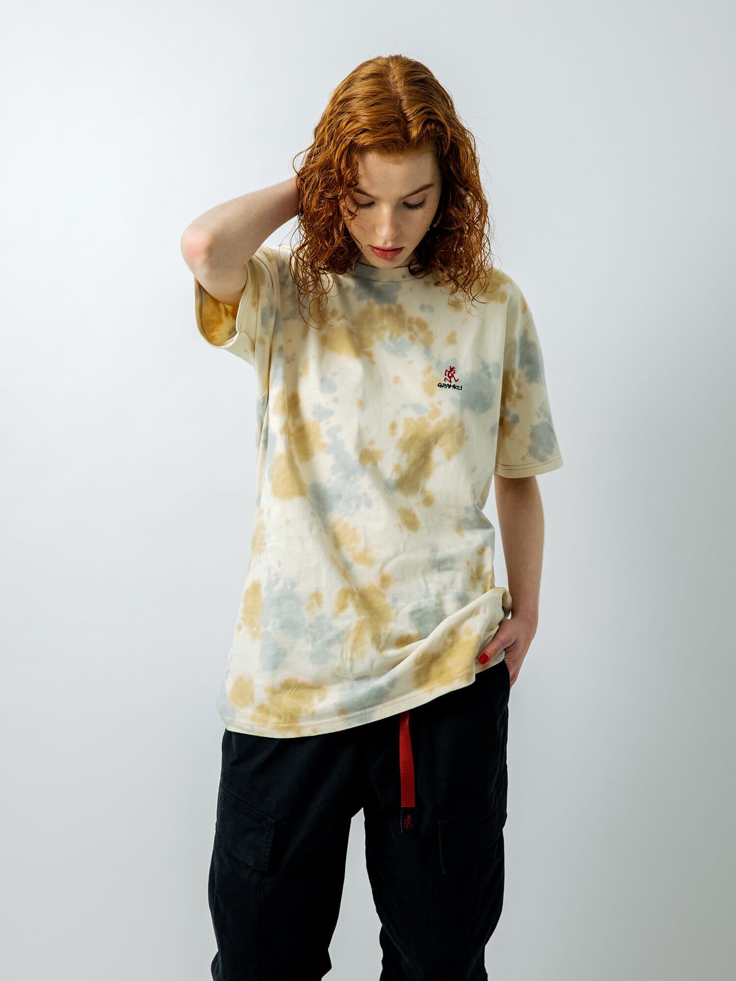 GRAMICCI X ALPHA COTTON CAMO TIE DYE TEE TOP Alpha Industries, Inc. 