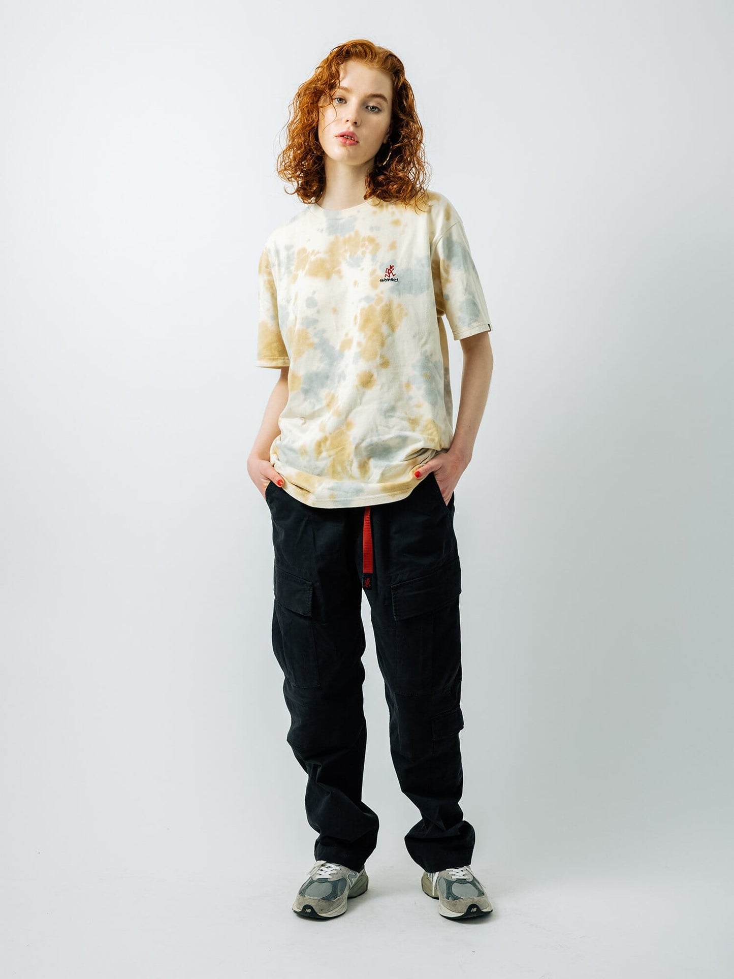 GRAMICCI X ALPHA COTTON CAMO TIE DYE TEE TOP Alpha Industries, Inc. CHOCOLATE CHIP CAMO L 