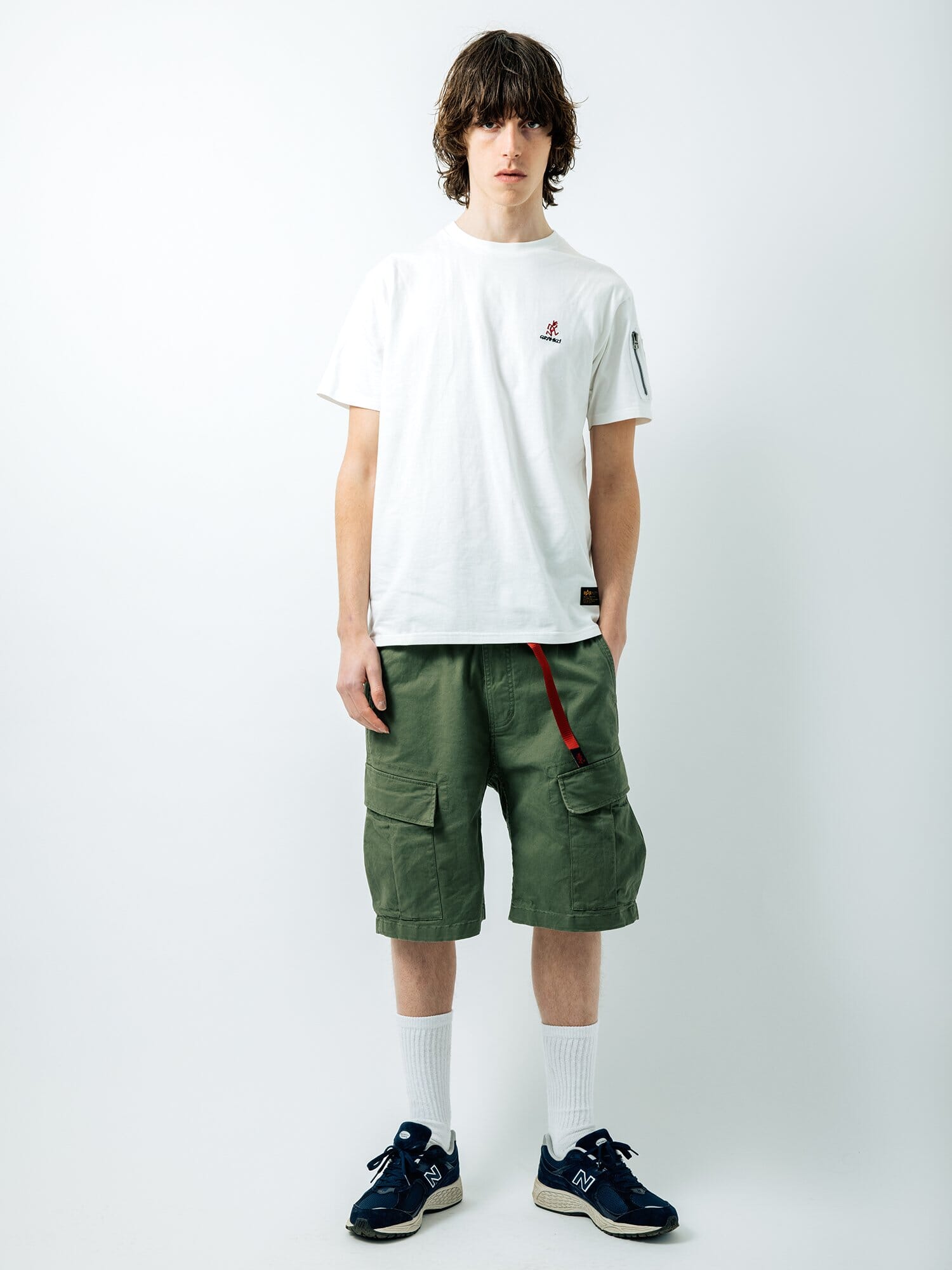 GRAMICCI X ALPHA JUNGLE CARGO SHORT BOTTOM Alpha Industries, Inc. OLIVE L 