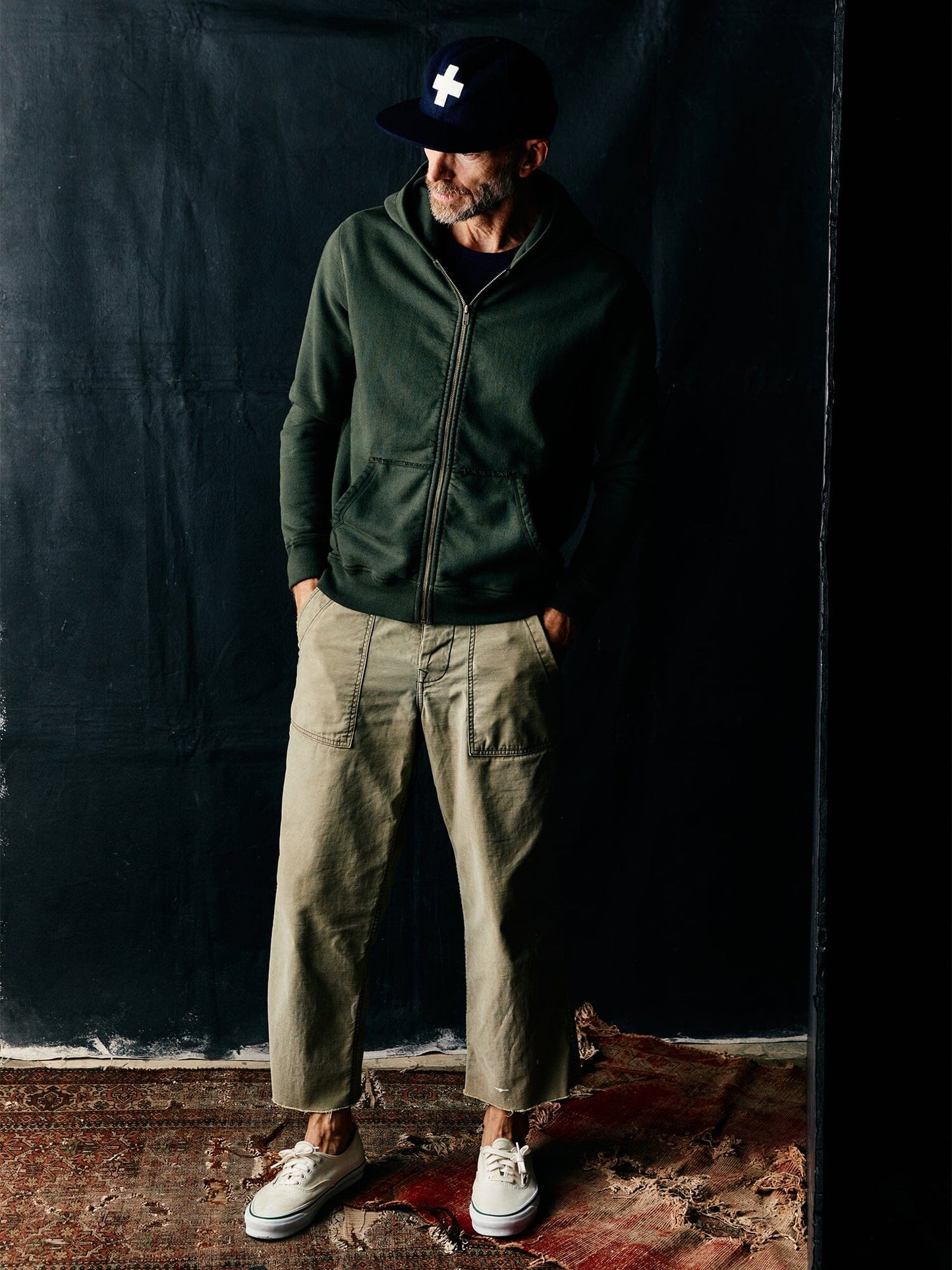 IMOGENE X ALPHA STANDARD ZIP HOODIE TOP Alpha Industries 