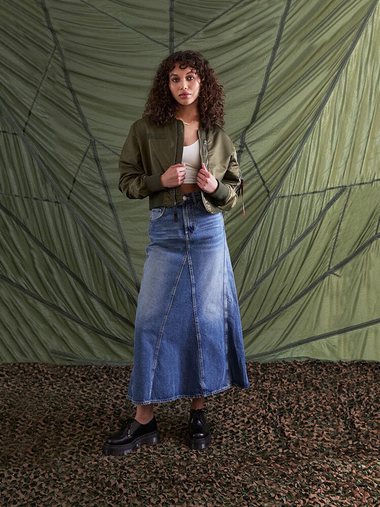 L-2B Cropped Gen II Bomber Jacket WOMENS | Alpha Industries