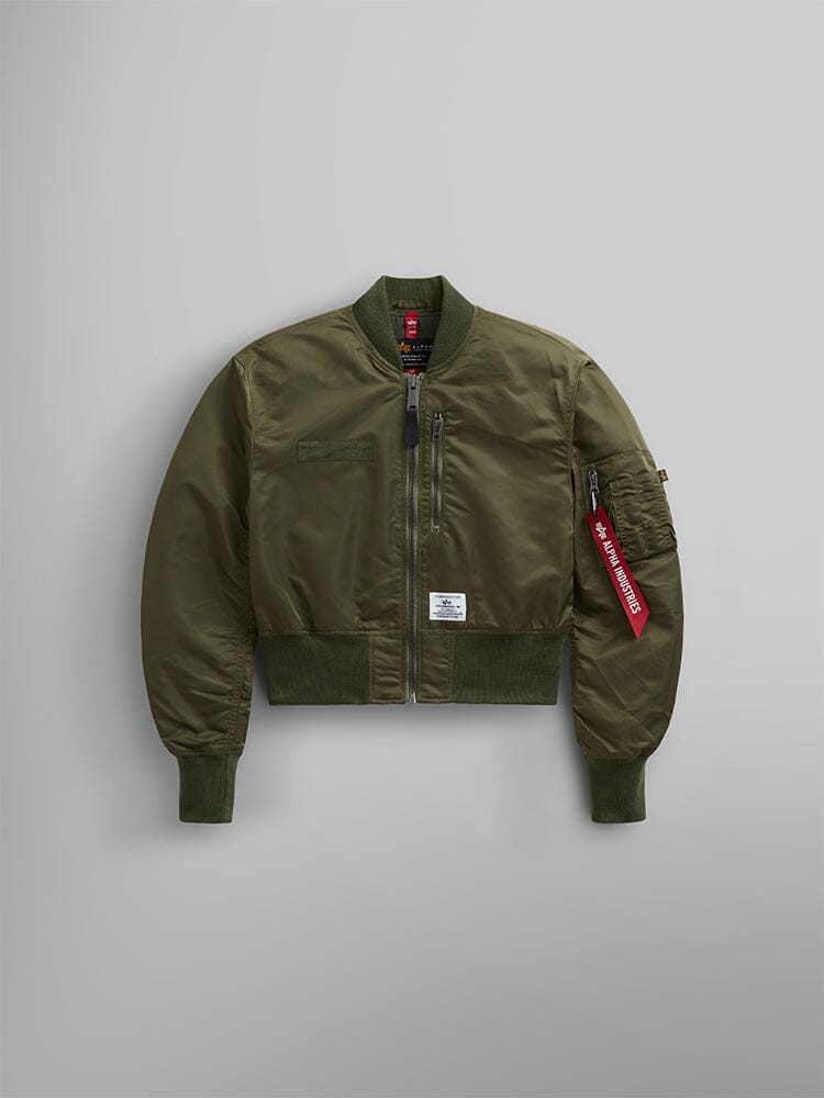 L-2B CROPPED GEN II FLIGHT JACKET W OUTERWEAR Alpha Industries OG-107 GREEN L 