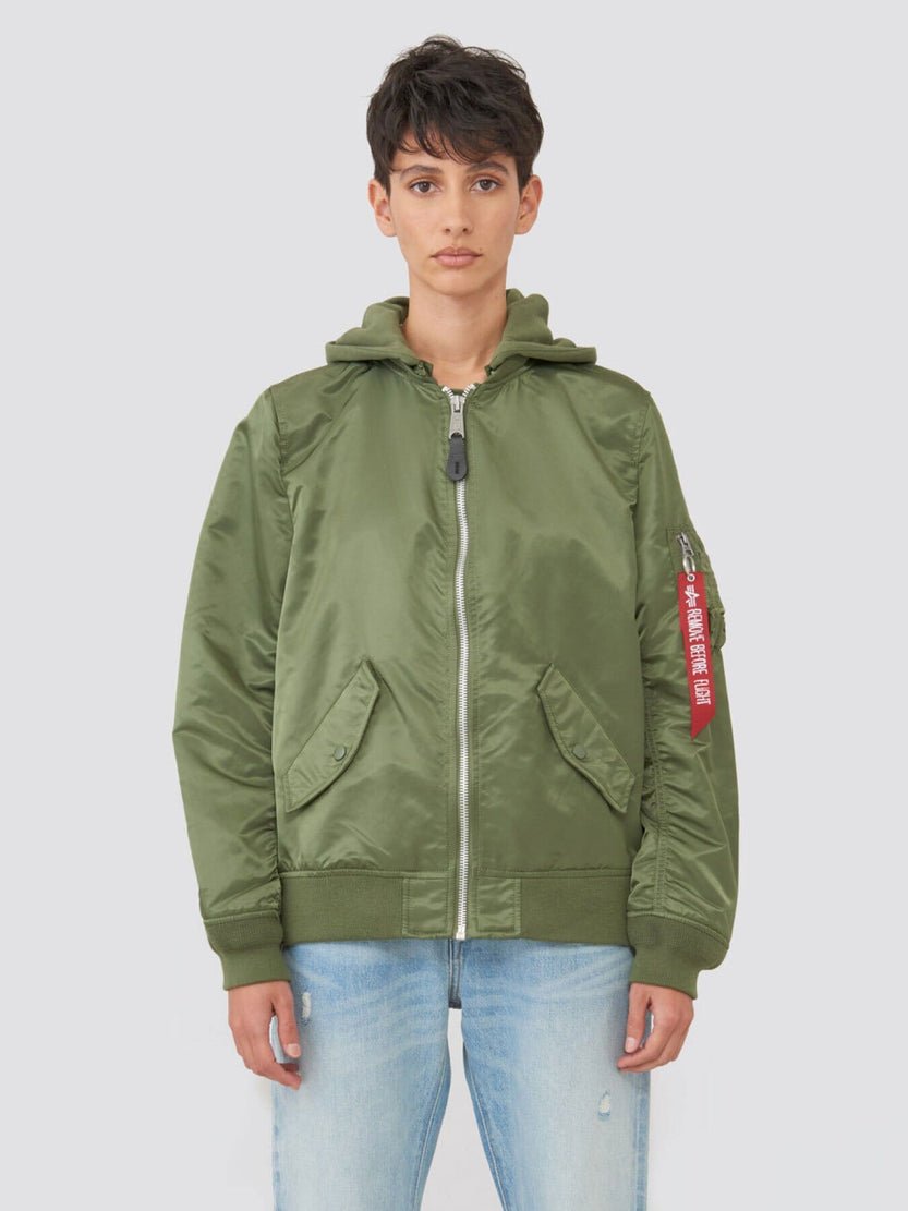 L-2B NATUS W BOMBER JACKET OUTERWEAR Alpha Industries SAGE L 