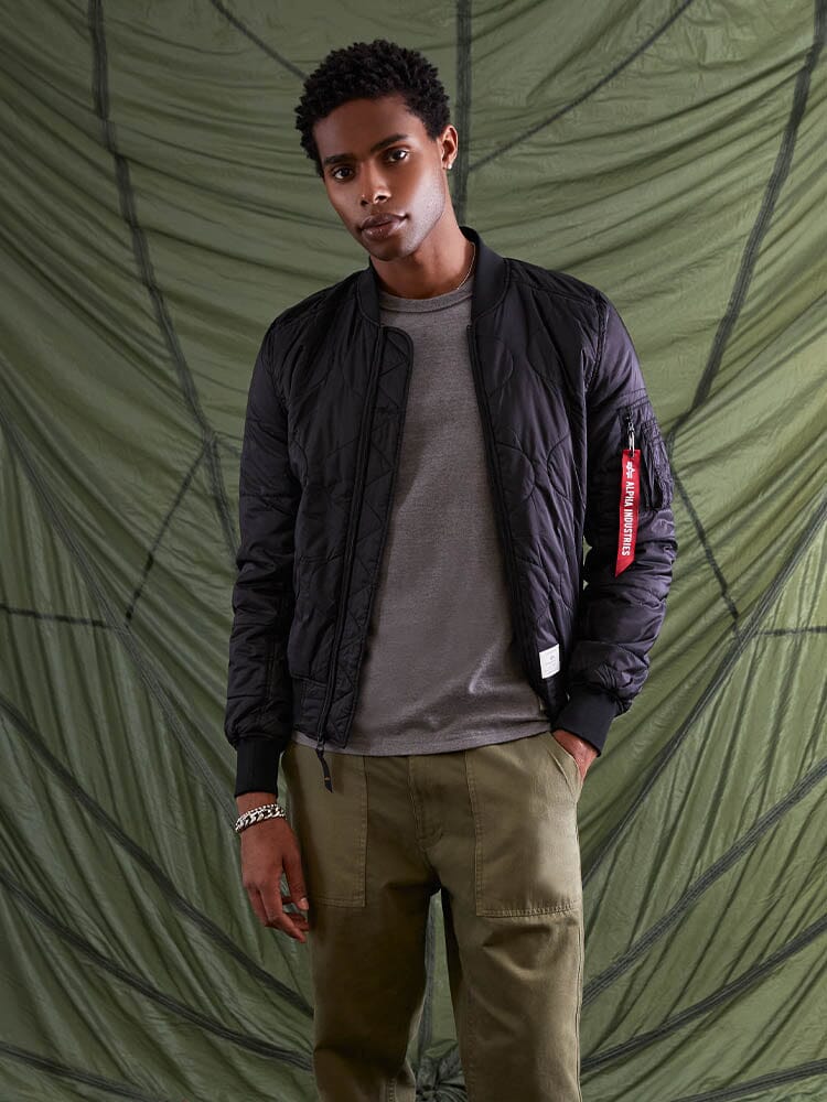 L-2B QUILTED BOMBER JACKET OUTERWEAR Alpha Industries, Inc. 