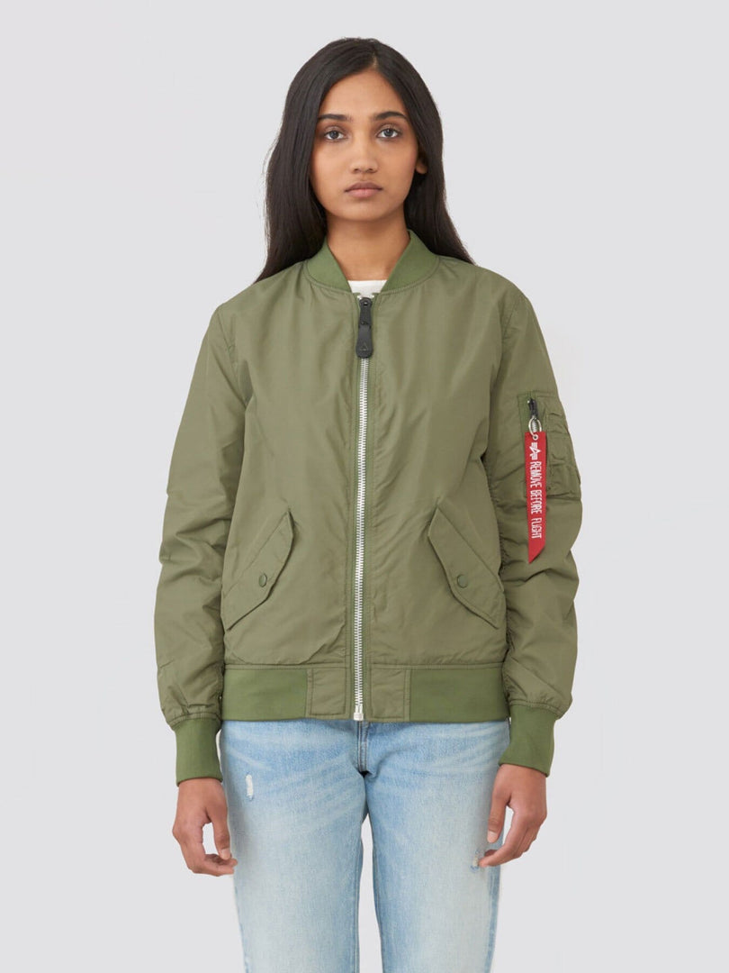 L-2B SCOUT W BOMBER JACKET OUTERWEAR Alpha Industries SAGE GREEN L 