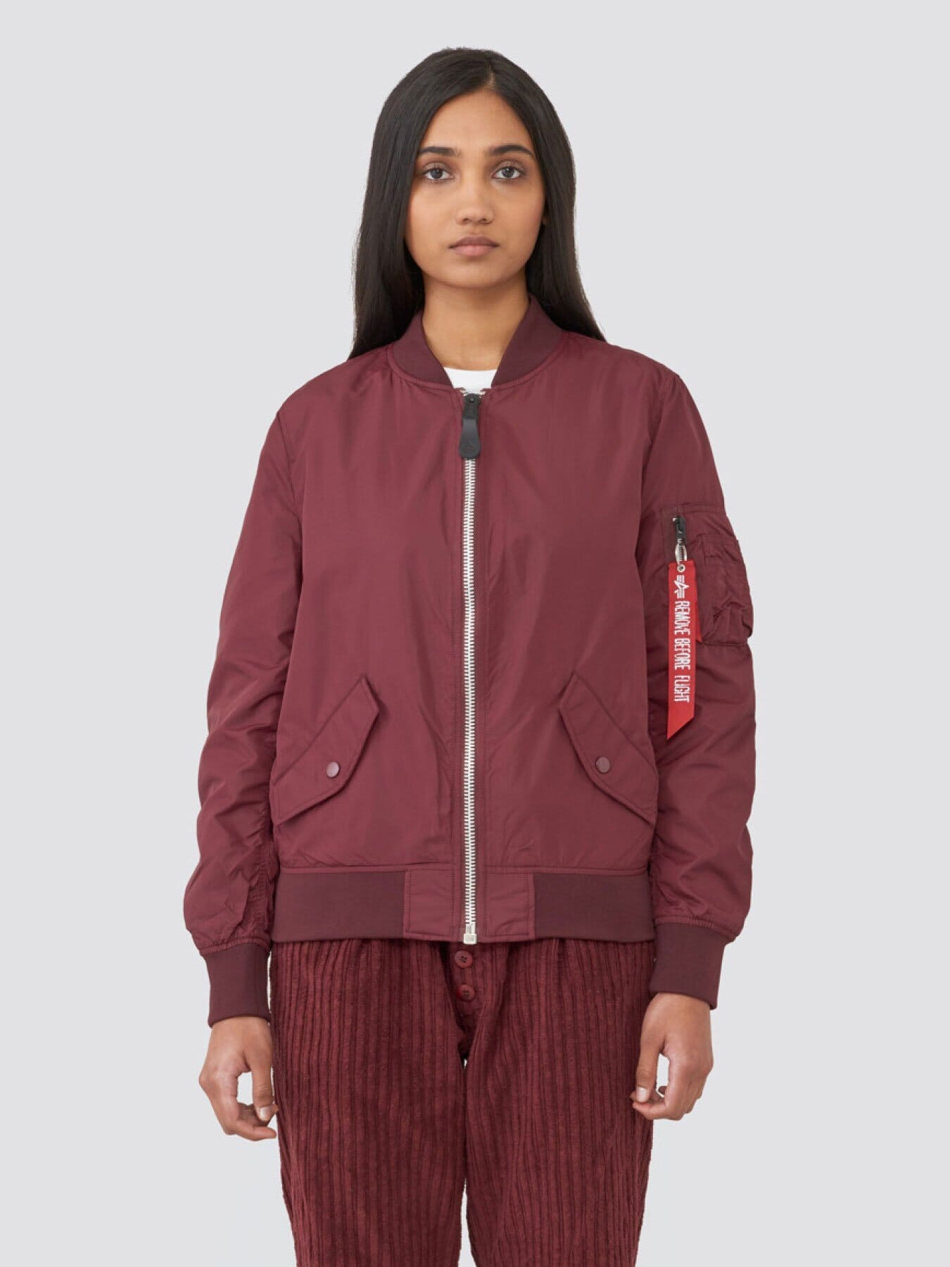 L-2B SCOUT W BOMBER JACKET (SEASONAL) SALE Alpha Industries MAROON XS 