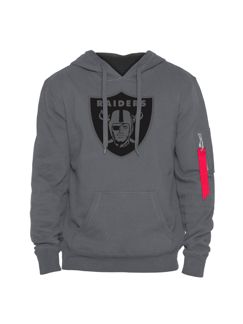 LAS VEGAS RAIDERS X ALPHA X NEW ERA HOODIE TOP Alpha Industries GRAY 2XL 