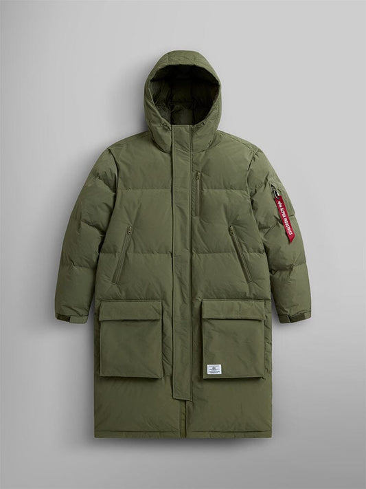 LONG PUFFER PARKA OUTERWEAR Alpha Industries OG-107 GREEN 2XL 