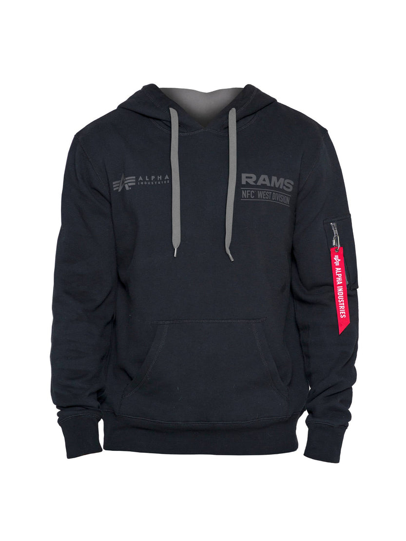 LOS ANGELES RAMS X ALPHA X NEW ERA HOODIE Alpha Industries BLACK 2XL 
