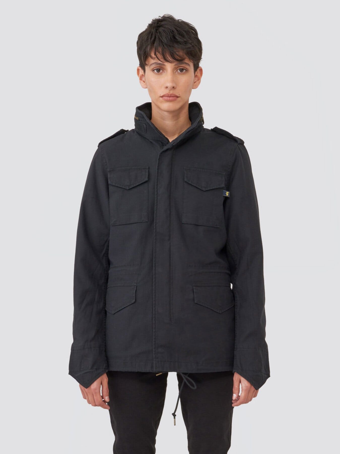 M-65 DEFENDER W FIELD COAT OUTERWEAR Alpha Industries BLACK L 