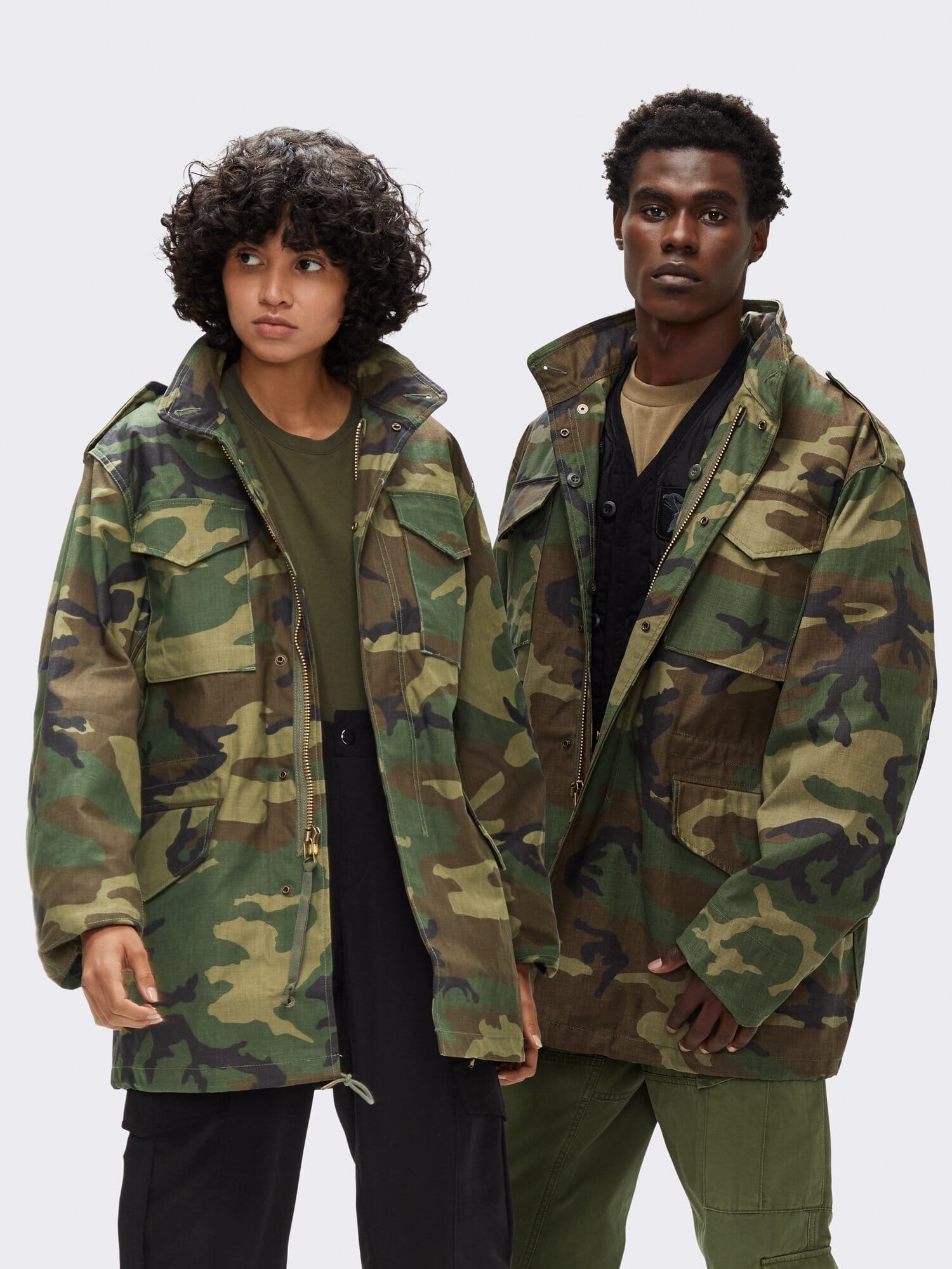 M-65 FIELD JACKET (HERITAGE) OUTERWEAR Alpha Industries WOODLAND CAMO 2XL-T 