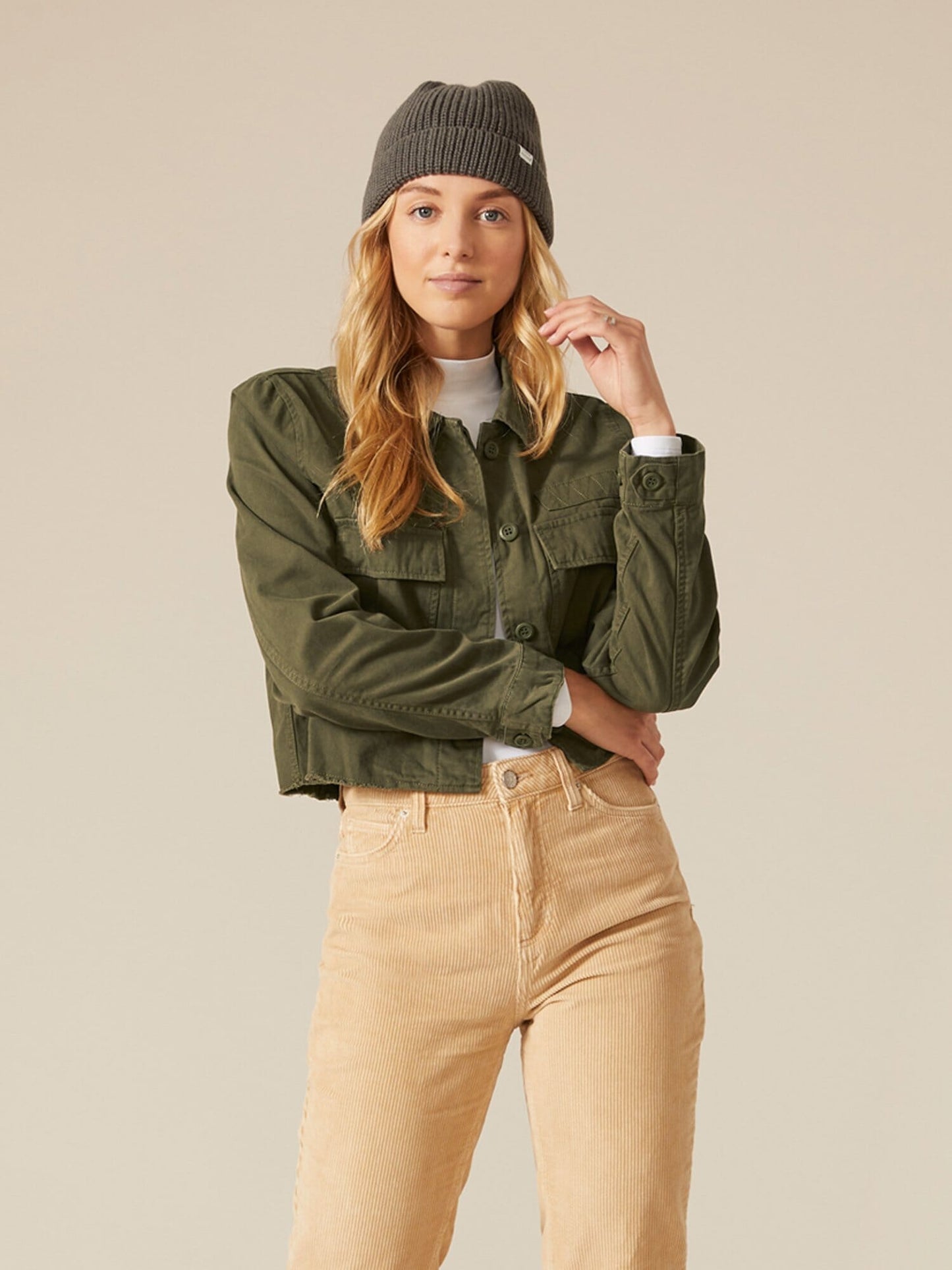 M-65 MOD CROPPED FIELD JACKET W OUTERWEAR Alpha Industries, Inc. DEEP OLIVE L 