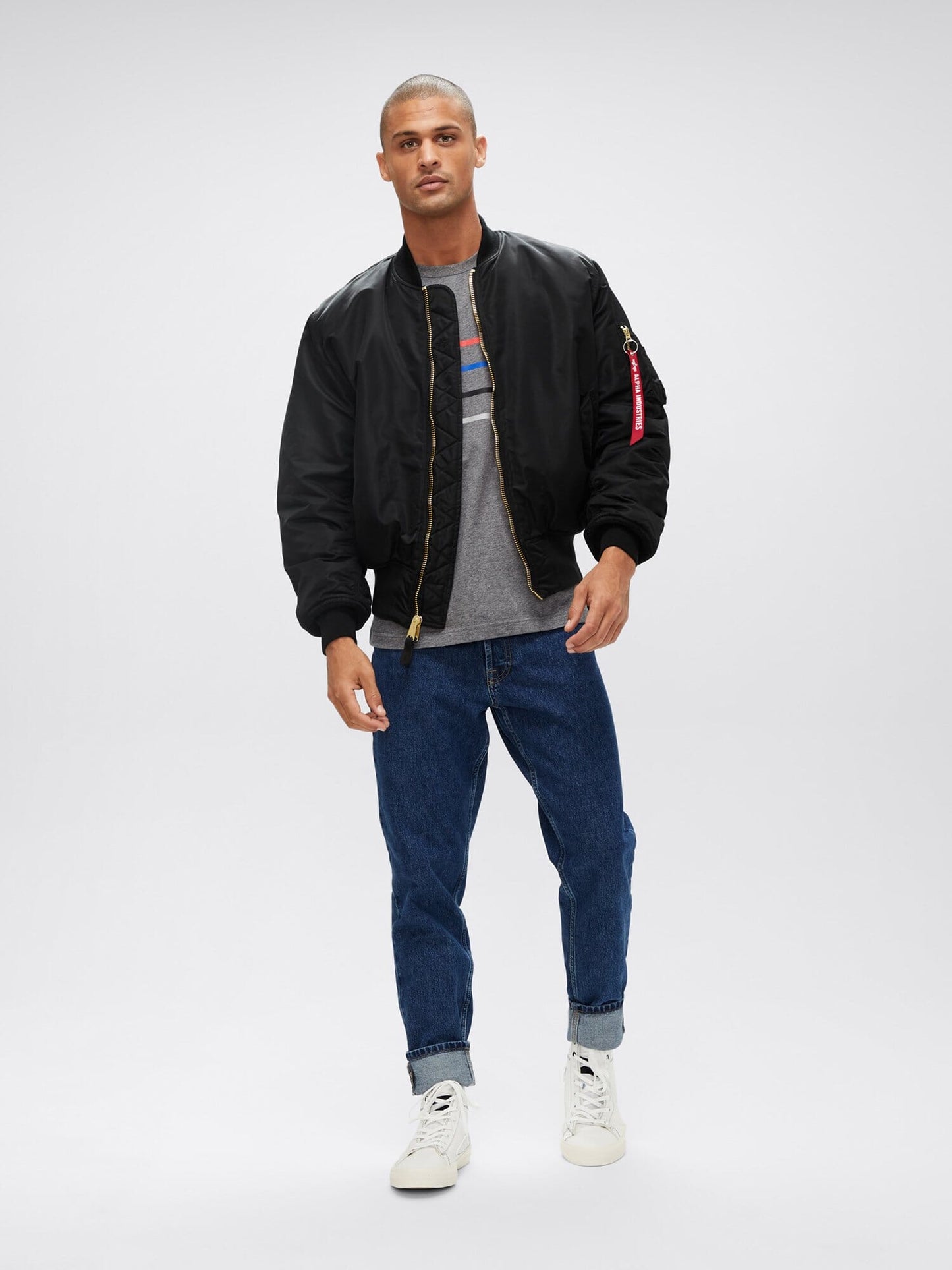 MA-1 BLOOD CHIT BOMBER JACKET OUTERWEAR Alpha Industries 