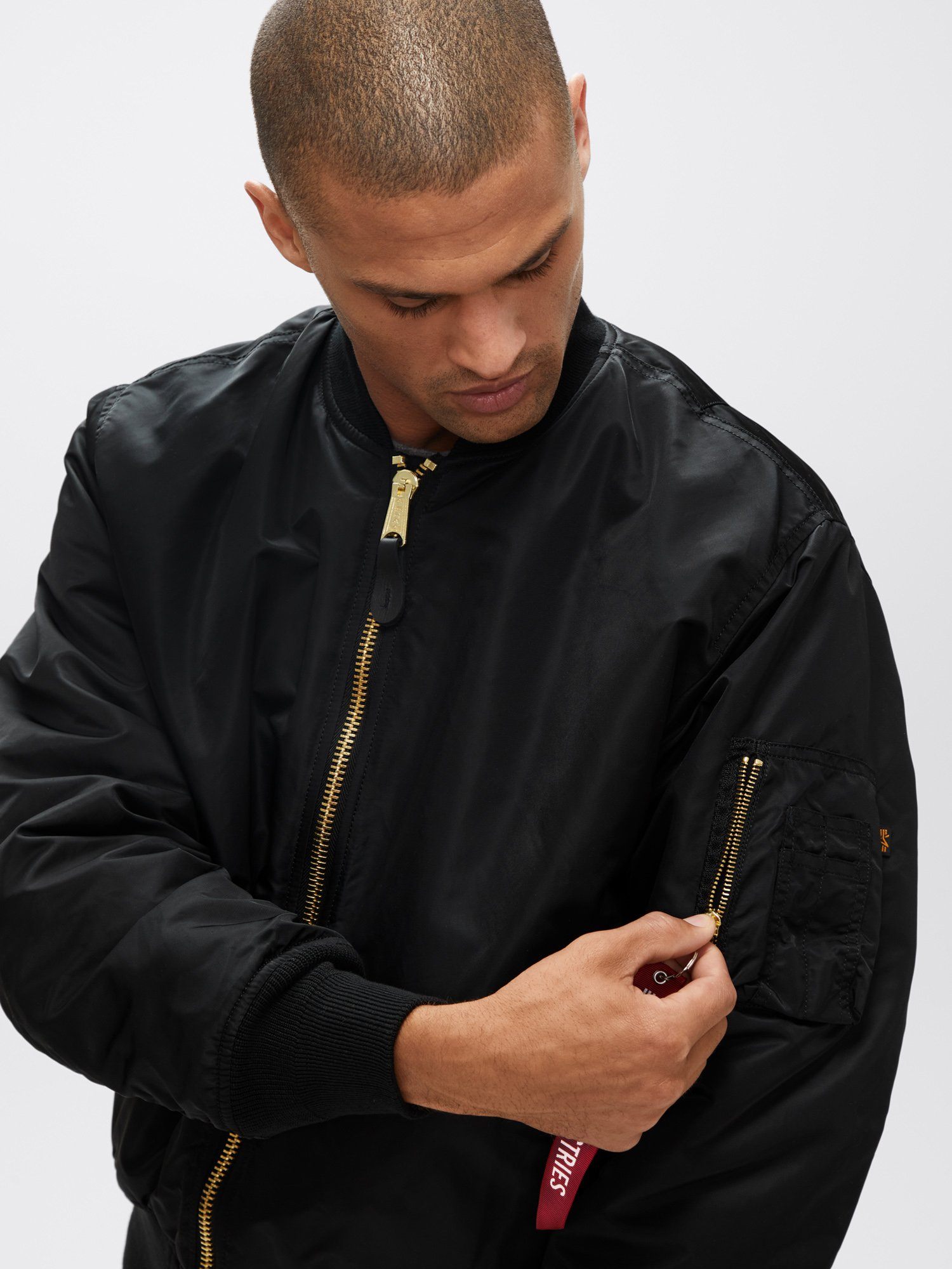 MA-1 BLOOD CHIT BOMBER JACKET OUTERWEAR Alpha Industries 