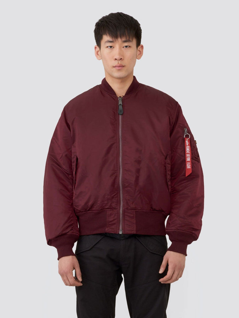 MA-1 BOMBER JACKET (SEASONAL) SALE Alpha Industries MAROON XS 