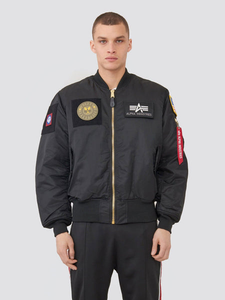 MA-1 FLEX BOMBER JACKET OUTERWEAR Alpha Industries BLACK 2XL 