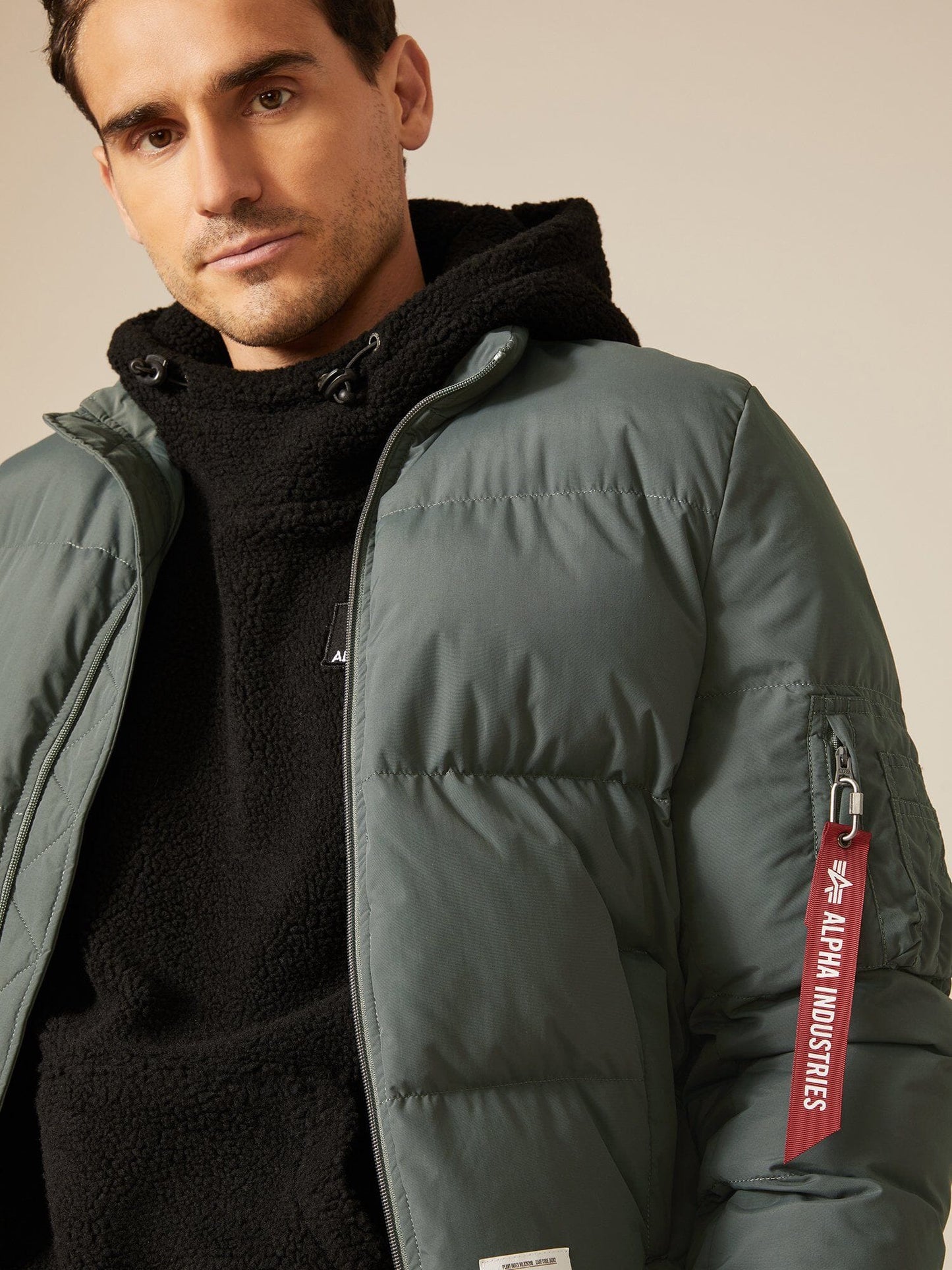 MA-1 QUILTED FLIGHT JACKET OUTERWEAR GUNMETAL Alpha Industries, Inc. 